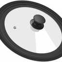 Universal Lid for Pots Pans and Skillets, 8.5&9.5&10.5 inch, Diameter Cookware, Silicone Replacement Pan Lid Pot Lids for Frying Pans, Cast Iron,Tempered Glass Lid