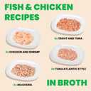 Almo Nature: HQS Natural Cat Pack 2 - (12) 2.47oz Can, Adult Cat Wet Canned Food - 3 Each: Atlantic Tuna, Mackerel, Trout & Tuna, Chicken & Shrimp