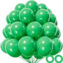 Green Balloons 12 inch, 110pcs Latex Party Balloons Helium Quality for Birthday Graduation Baby Shower Valentines Christmas Wedding Party Decorations (Green)