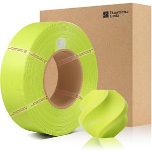 Bamboo1.75MM PLA Basic Refill Filament High Toughness High Speed &Easy Printing Eco Friendly with RFID for Bambu Lab A1,X1,P1 AMS 1KG +/- 0.03mm (Without Spool) (Apple Green 10503)