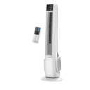 Lasko Oscillating Tower Fan with Remote Control - Tower Fan for Bedroom & Office, 4 Quiet Speeds, 38" White, T38400
