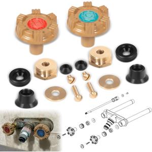RK-22MH Repair Kit Metal Handle,Outside Faucet,Compatible with Woodford Model 22, Model V22