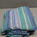 Poppy & Fritz - Queen Duvet Cover Set, Cotton Reversible Bedding with Matching Shams, Ideal Bedding Set (Alex Blue, Queen)