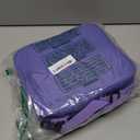 JXXM Bento Lunch Box for Kids With 8oz Thermo, Leakproof Bento Box with with 2 Compartments, Insulated Bottle, Lunch Bag, BPA Free Dishwasher Safe for School Girls Boys (Purple)