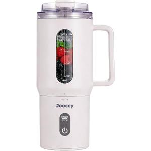 18oz Portable Blender, Cordless Travel Blender for Smoothie with Ice Crushing Blades, Auto Reverse Blending for Smoothie and Protein Shake (White)