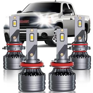 for GMC Sierra 2007-2013 Lights Combo, 4pcs Super Bright 6000K White Lights Package
