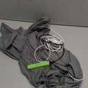 Grounding Sheets,10% Pure Silver Fiber+90% Organic Cotton,Half Grounded Fitted Sheet,One Size Fit All Bed. (Gray, 24''x108'')