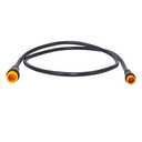 Male to Male Ebike Extension Cable for Electric Bike Display and Gear Shif Sensor, Julet 2Pin / 3Pin / 5Pin Waterproof Connector to Expand Ebike Light and Twist Throttle (3 Pin Male to Male Yellow)