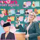 EPARTSWIDE Womens History Month Decorations, Motivational Bulletin Board Decoration Famous Women in History Inspirational Positive Quotes Posters for Classroom