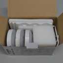 EZVALO Under Cabinet Lighting with Charging Station,1000mAh Rechargeable Puck Lights with Remote, 3 Color Temps & 12 RGB Closet Lights, Dimmable Motion Sensor Lights for Shelf, Kitchen (3 Packs) (White)