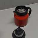 27Oz Thermal Coffee Carafes For Keeping Hot/Cold, Stainless Steel Coffee Carafe, Dustproof Insulated Water Carafe for Party/Home,Red