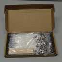 300Pcs Functional Smokeless Candle Wicks - Pre Waxed Cotton Wick with Metal Sustainer Tabs for Pillar Candle Making and DIY, 9cm/3.5in, 15cm/6in, 20cm/8in