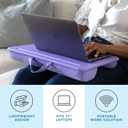 LAPGEAR Original Lap Desk Fits Up to 17" Laptops Purple Amethyst Style No. 45152
