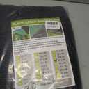 40% Black Shade Cloth for Garden with Grommets 20x20FT Heavy Duty Sun Shade