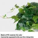 Artificial Pothos Plant with Plastic Pot - Fake Indoor Faux Plant for Home Office Decor 1 Pack