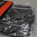 2 in 1 Car Steering Wheel Tray / Back Seat Headrest Tray for Eating Food Drink and Writing Laptop Work, XERGUR Black Car Desk