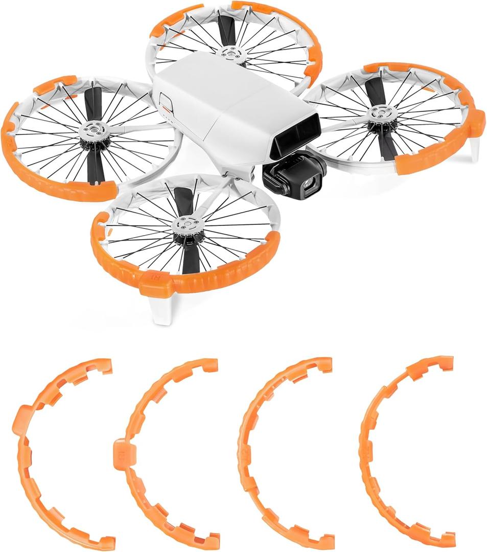 Propeller Guard for Dji Flip Drone Accessories,Prop Frames Collision Protection Ring for Dji Flip(Fluorescent Orange
