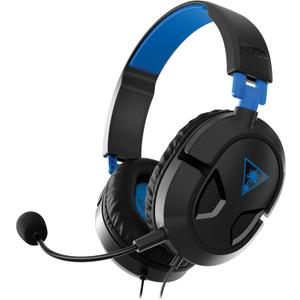 Turtle Beach Recon 50 PlayStation Gaming Headset - PS5, PS4, Xbox Series X, Xbox Series S, Xbox One, Mobile & PC with 3.5mm - Removable Mic, 40mm Speakers, Black Blue