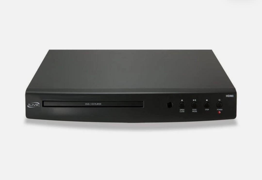 iLive DVD Player with HDMI Conversion, DH300BI, Black