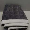 Couch Cover for Dogs Washable,Anti-Slip Back Mat Pet Pad Blanket for Furniture Protector,Fuzzy Pet Sofa Cover for 3 Cushion Couch Sofa Pets Friendly(Dark Gray, 2pc/28"x28"-Arm/Backrest Cover)