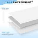 6 Pack White Foam Board 24"x36", 3/16" Foam Poster Board, Thick Foam Core Board for Projects, Large Foam Board for Painting, Displaying and Craft Projects
