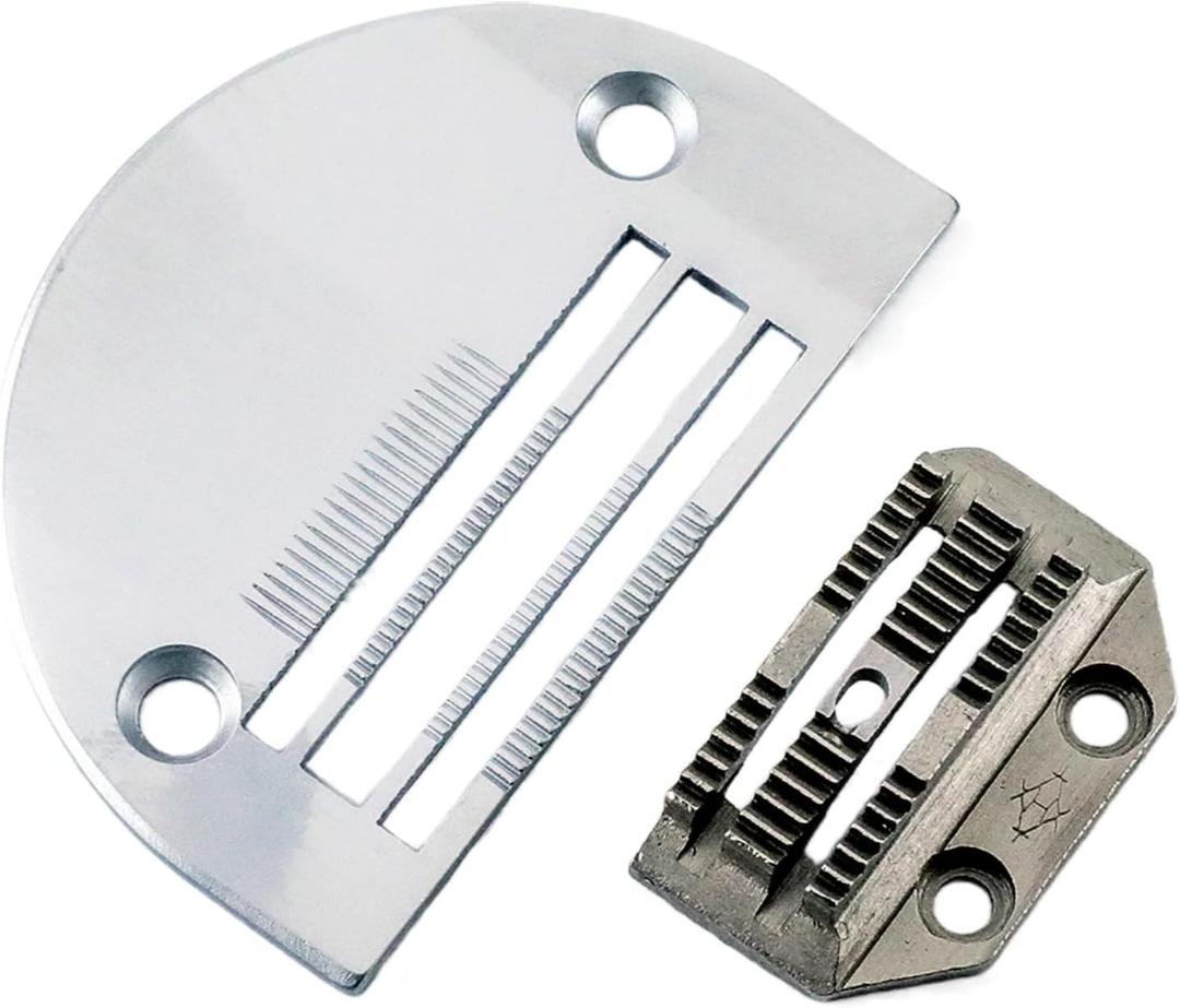 2 x Blooy - B1109-415-HOO B1609-415-HOO Throat Plate/Feed Dog Fit JUKI DLN-415 Lockstitch Sewing Machine Part Use For Extra Heavy Material