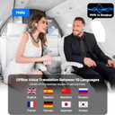 AI Language Translator Earbuds, OWS Real-Time 3-in-1 Translation Earbuds 144 Languages & Accents, Audifonos Traductores Ingls Espaol, Translation Device for Travel BusinessWhite