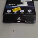 Right Angle Guitar Cable 6.6ft 2 Pack, Nylon Braided Anti-Kinking Kevlar-Reinforced, 20 AWG 99.99% OFC 1/4 Instrument Cable, AL & OFC Shielded Guitar Cord for Fender Electric Guitar (Black)