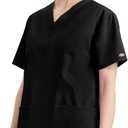 Dickies EDS Signature Scrubs for Women and Scrubs for Men, Unisex One Pocket V-Neck Top in Soft Brushed Poplin 83706, Size 4-XL