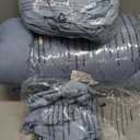 Monbix Full Size Comforter Set-7 Pieces Dusty Blue Cationic Dyeing Bed in a Bag Full Bedding Sets with Comforter, Sheets, Pillowcases & Shams, All Season Reversible Bedding Comforters