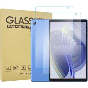 (for EP103A Tablet) 2PCS Tempered Glass Screen Protector for Pritom BAKEN VOLENTEX VASOUN Tab 10 Lite Tablet Model M10/ APOLOSIGN Maxsignage ApoloMedia TWTNVOF EP103A/ Weelikeit P16W Tablet