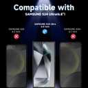 MAGIC JOHN 2 Pack for Samsung Galaxy S24 Ultra Privacy Glass Screen Protector 6.8 inch, 28 Anti-spy Tempered Glass Film, Auto Dust-Elimination Installation, Bubble Free, Case Friendly