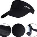 Sport Sun Visors Hats for Women Men Adjustable Cooling Athletic Visors Empty Sun Top Hat for Tennis Ball Golf Cycling Running