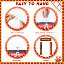 Funnymoom 3 Pcs Movie Night Porch Banner Decorations Movie Theme Party Hanging Banner Welcome Now Showing Sign Door Decor for Theater Photography Background Party Supplies