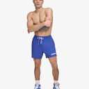 Starter Men's Quick Dry Stretch Volley Swim Trunk (Blue, M)