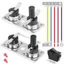 232306 232282 RV Water Heater Thermostat Limit Switch Kit Compatible with Suburban SW Series,12V & 120V T-Stat/Limit for Suburban SW Water Heater