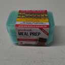 GoodCook 2-Compartment Food Storage Container Set with Snap-Shut Lids, Reusable Divided Snack Containers with Lids, Set of 10, Blue