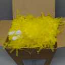 Soulchen 180 Pcs Yellow Team Spirit Accessories Bulk Spirit Day Pep Rally Accessories Sporting Events Party Cheerleading Pom Poms Hand Clappers Thunder Stick Whistle Megaphone