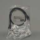 Monoprice Cat6 2ft Black Patch Cable UTP 24AWG 550MHz Pure Bare Copper Snagless RJ45 Flexboot Series Ethernet Cable