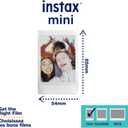 FUJIFILM Instax Mini Instant Film Twin Pack (White), 20 Photos