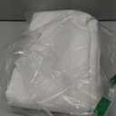 Barossa Design Stall Shower Curtain 54 x 72 inch, Fabric, Waffle Weave, Hotel Luxury Spa, 230 GSM Heavyweight, Water Repellent, Machine Washable, White Pique Pattern Decorative Bathroom Curtain