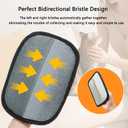 Afnmttly Pet Hair Removal Glove for Cats & Dogs, 2025 New Upgrade Efficient Grooming Gloves for Pet Hair, Cat Grooming Gloves for Hair Removal, Reusable Pet Hair Remover Glove (2Pcs)