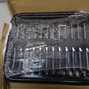 Broiler Pan for Oven 16.75"13" Non-Stick Porcelain Coated 2-Piece Set, Broiling Pan for Oven Safe Up to 500F, Drains Fat, Dishwasher Safe Broiler Pans for Steak, Bacon & Vegetable, 16.75 x 13 x 1.5 inches