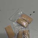 Welnove 5 PCS Toe Caps Closed Toe Surface Fabric Sleeve Protectors with Gel Lining, Prevent Pain Relief for Corns, Blisters and Ingrown Toenails (Size Large + Size Medium)