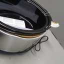Hamilton Beach Portable 6 Quart Set & Forget Digital Programmable Slow Cooker with Lid Lock, Temperature Probe, Dishwasher Safe Crock & Lid, Stainless Steel (33969A)