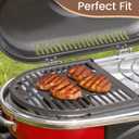C1E (2-Pack) 13"12.4" Cast Iron Cooking Griddle and Grill Grates for Coleman Roadtrip Swaptop Grills LX LXE LXX