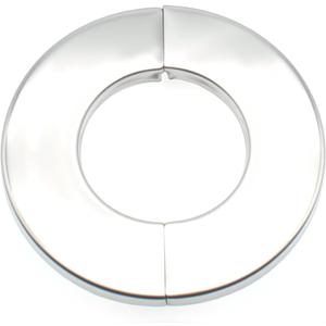 4.0" Stainless Steel Wall Split Flange 2pcs Split Decorative Escutcheon Self-Adhesive Wall-mounted Water Pipe Cover Accessories