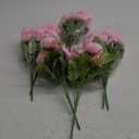 Mkono Peonies Artificial Flowers, Small Silk Flowers for Home Decor Indoor Fake Bouquet Faux Floral Arrangements Dining Table Centerpieces for Kitchen Bridal Wedding Party Decor Pink