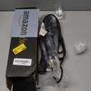 Dual Voltage(100~250V) Mini Hair Dryer Brush with European Plug Adapter for International Travel, Europe Travel Essentials for Women (Black)