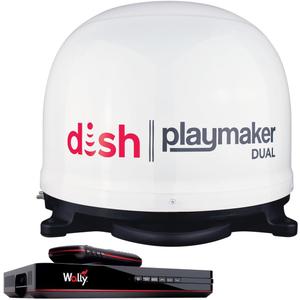 Winegard Dish Playmaker Bundle Automatic Satellite Antenna, White